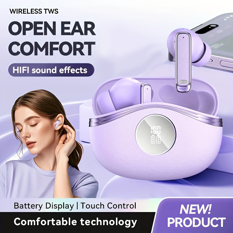 The New In-ear Wireless Sports Headphones With Battery Level Display Are Suitable For Travel, Gaming And Business