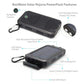 1O000000mAh Solar Power Bank Waterproof 2USB LED Battery Charger For Cell Phone