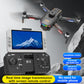 2026 New Foldable Four-axis Aerial Photography Drone X01 With 4.5-inch Independent Display, Equipped With Dual Camera, WIFI USB Charging, Remote Control, Electric Adjustable Camera, Support Multi-angl