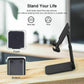 Cell Phone Stand Tablet Mount Fordable Desktop Holder Cradle Dock Mobile Phone Phone Holder Stand, Desktop Cell Phone Holder For IPad Tablet Desk Holder
