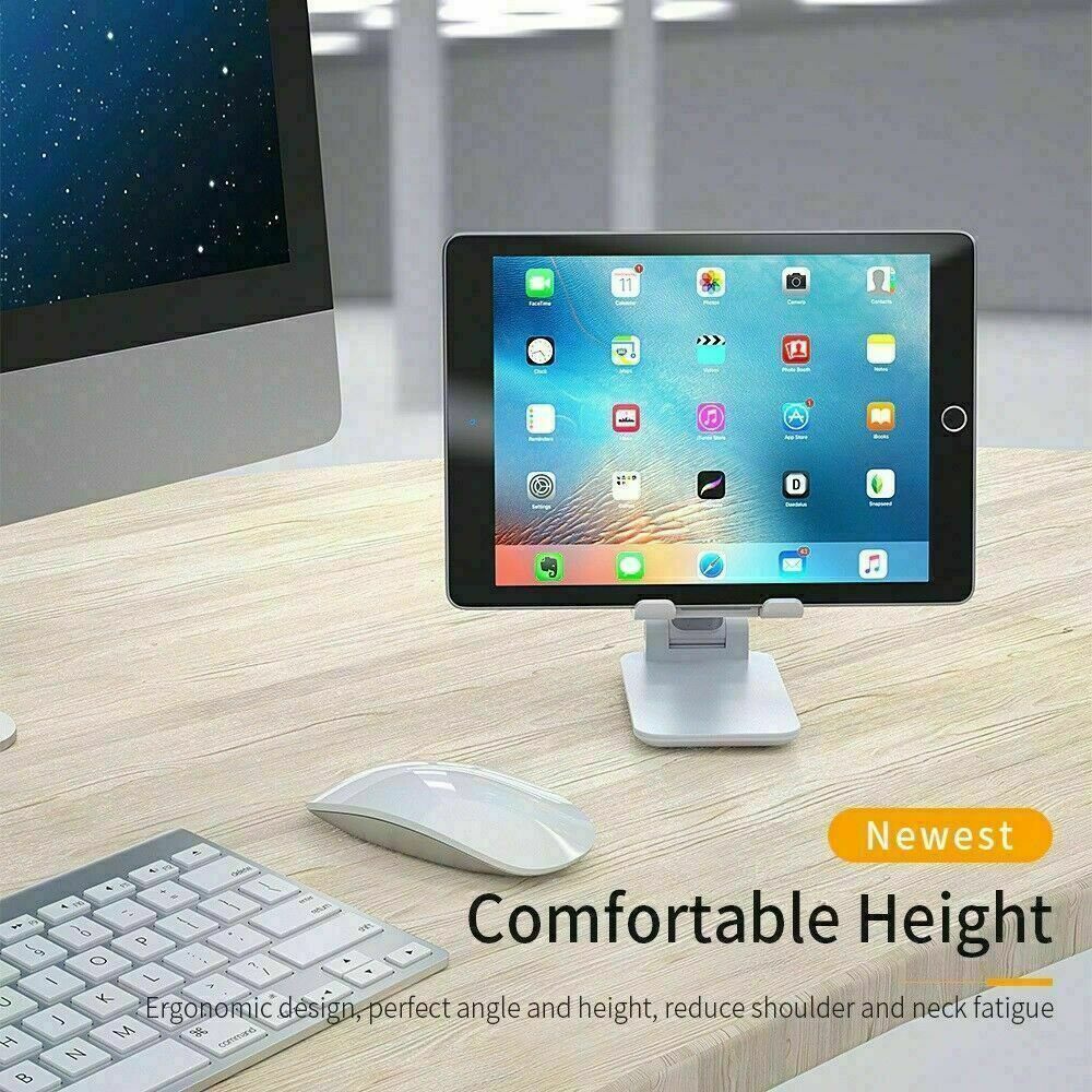 Cell Phone Stand Tablet Mount Fordable Desktop Holder Cradle Dock Mobile Phone Phone Holder Stand, Desktop Cell Phone Holder For IPad Tablet Desk Holder
