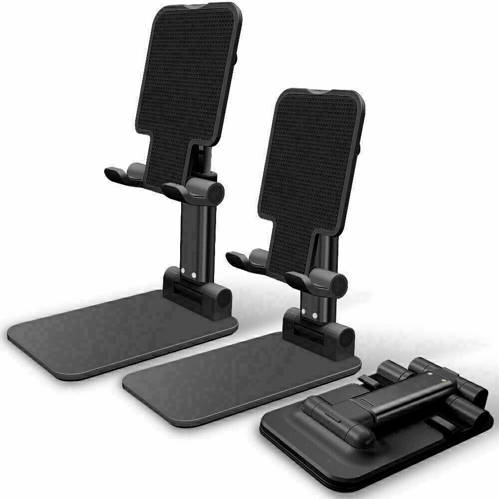 Cell Phone Stand Tablet Mount Fordable Desktop Holder Cradle Dock Mobile Phone Phone Holder Stand, Desktop Cell Phone Holder For IPad Tablet Desk Holder