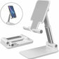 Cell Phone Stand Tablet Mount Fordable Desktop Holder Cradle Dock Mobile Phone Phone Holder Stand, Desktop Cell Phone Holder For IPad Tablet Desk Holder