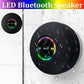 Waterproof Bluetooth Wireless Shower Speaker Bathroom Speaker LED Light Portable--white