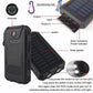 1O000000mAh Solar Power Bank Waterproof 2USB LED Battery Charger For Cell Phone