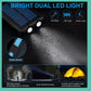 1O000000mAh Solar Power Bank Waterproof 2USB LED Battery Charger For Cell Phone