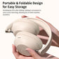 This Bluetooth Headset With A Microphone Offers A 15-hour Playback Time. It Is Retractable With High Sound Quality And Soft Memory. The Ear Cups Are Controlled By Buttons And Are Suitable For Music, S