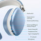 This Bluetooth Headset With A Microphone Offers A 40-hour Playback Time. It Is Retractable, Has High-quality Sound, And Features Soft Memory Ear Cups With Button Control. It Is Suitable For Music