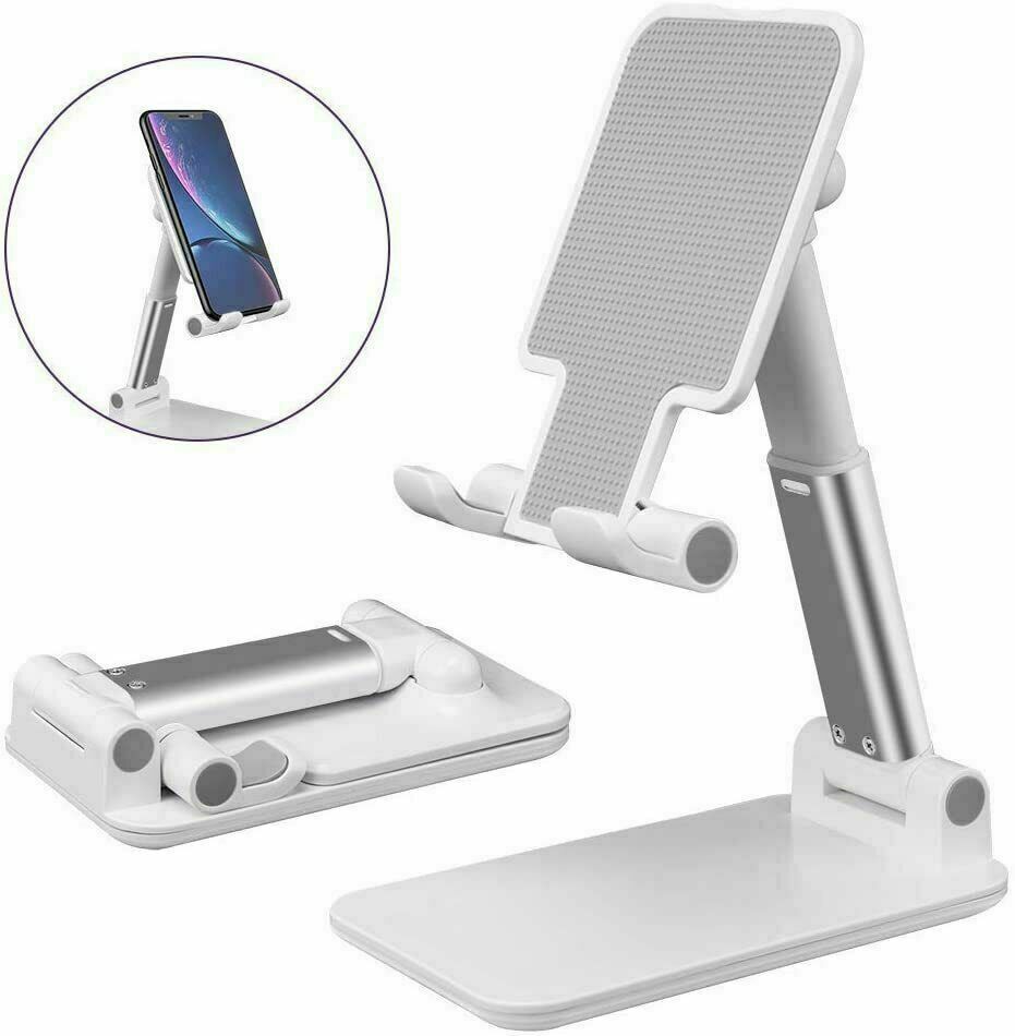 Cell Phone Stand Tablet Mount Fordable Desktop Holder Cradle Dock Mobile Phone Phone Holder Stand, Desktop Cell Phone Holder For IPad Tablet Desk Holder