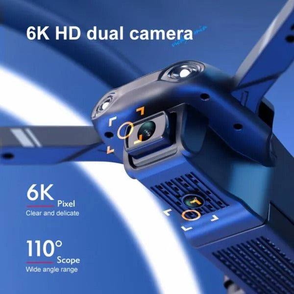 4DRC V13 RC Drone 6K HD Dual Camera WiFi FPV Foldable Quadcopter Camera Drone ,2 Battery.Logistics Is Randomly Sent By