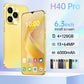 6.3inch HOT40 Unlocked Phone Dual SIM 4G Phone, Android Smartphone 4GB 128GB Rom