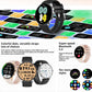 Ultra Slim Smart Watch For Men Women, 1.43 AMOLED Screen Fitness Watches ,  LP67 Outdoor Watch For Android Ios