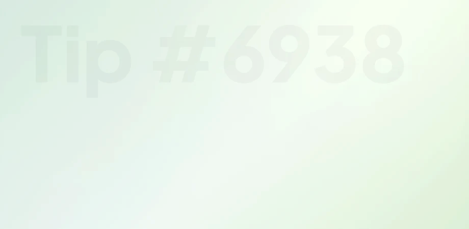 White text 'Tip 123938' on a light green background
